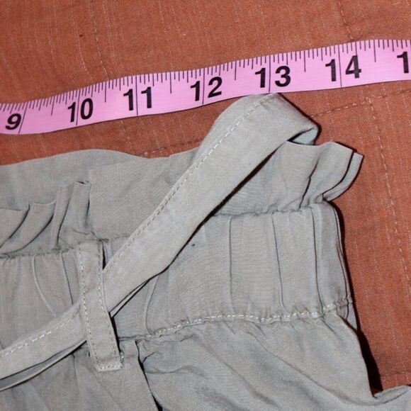 Anthropologie Thread & Supply Brown High-Waisted Tie-Waist Trouser Pants  Medium - Picture 11 of 11